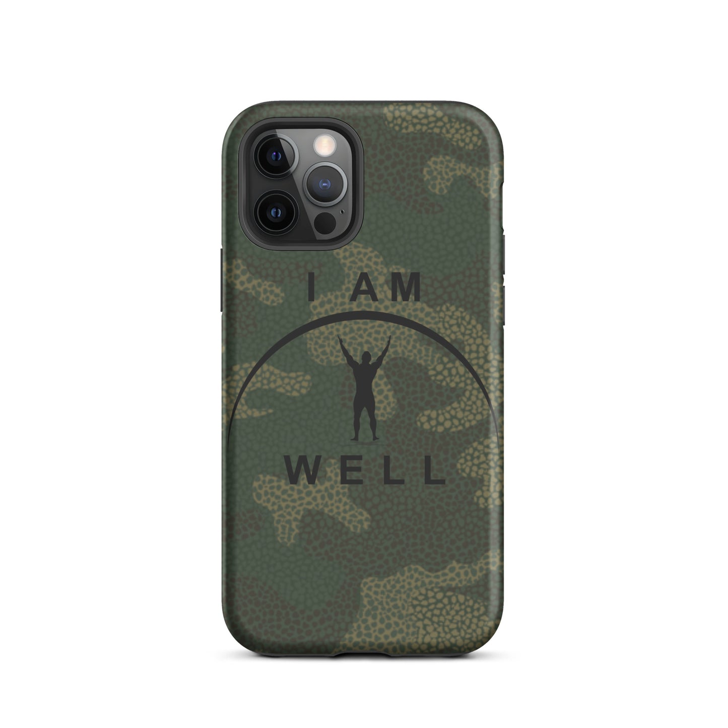 I AM WELL Tough Case for iPhone®  Men's Camo w/ Black Logo