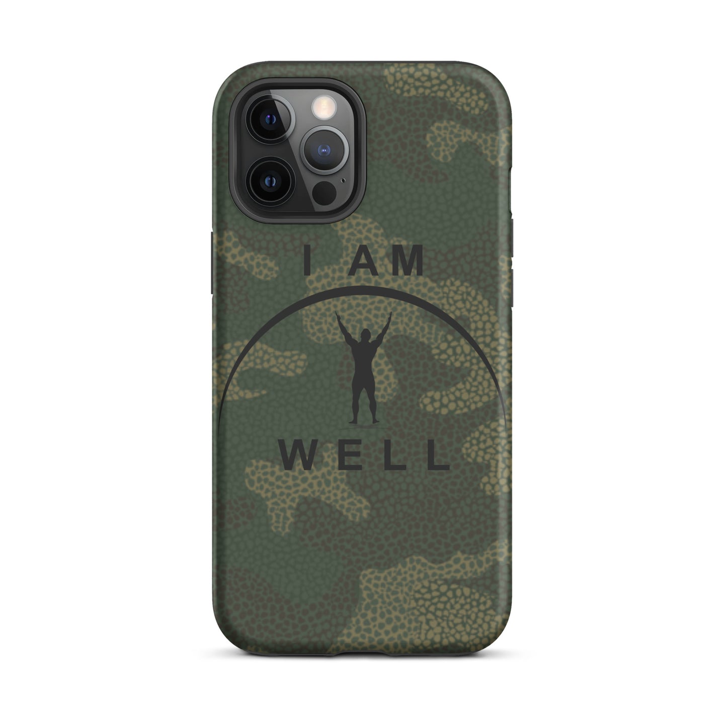 I AM WELL Tough Case for iPhone®  Men's Camo w/ Black Logo