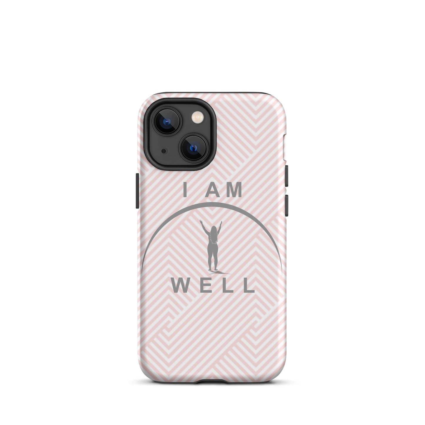 I AM WELL Tough Case for iPhone® Women's Pink w/ Grey Logo