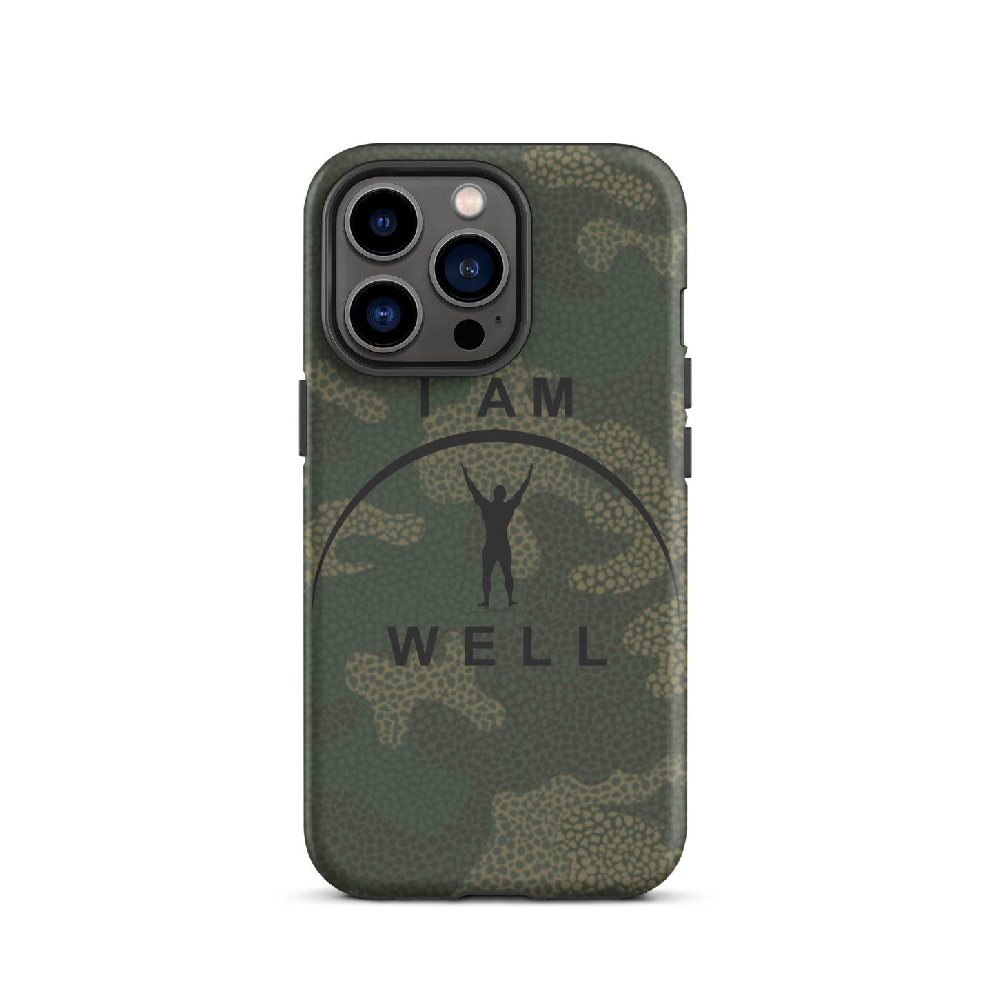 I AM WELL Tough Case for iPhone®  Men's Camo w/ Black Logo