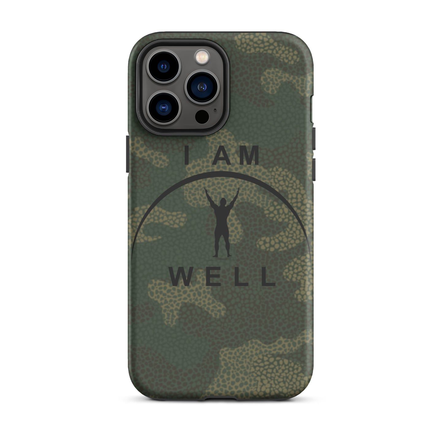 I AM WELL Tough Case for iPhone®  Men's Camo w/ Black Logo