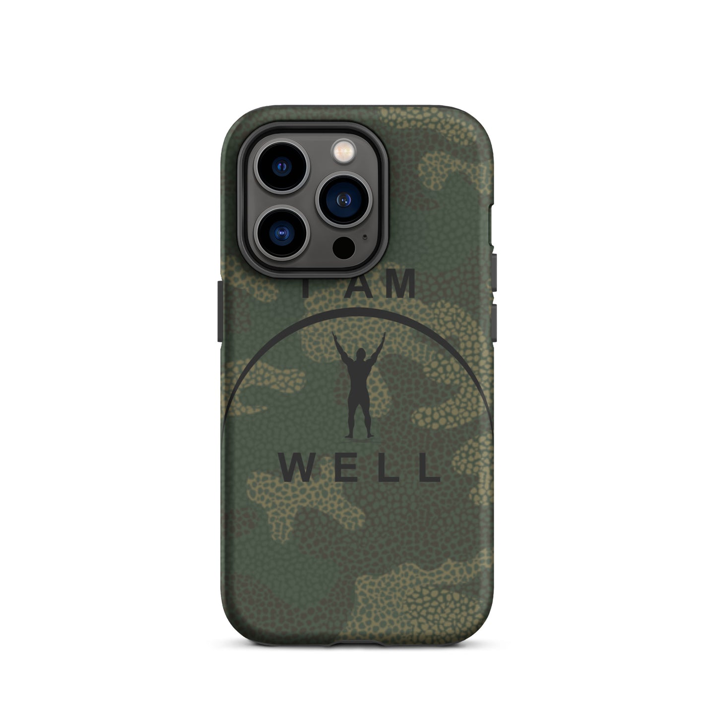 I AM WELL Tough Case for iPhone®  Men's Camo w/ Black Logo