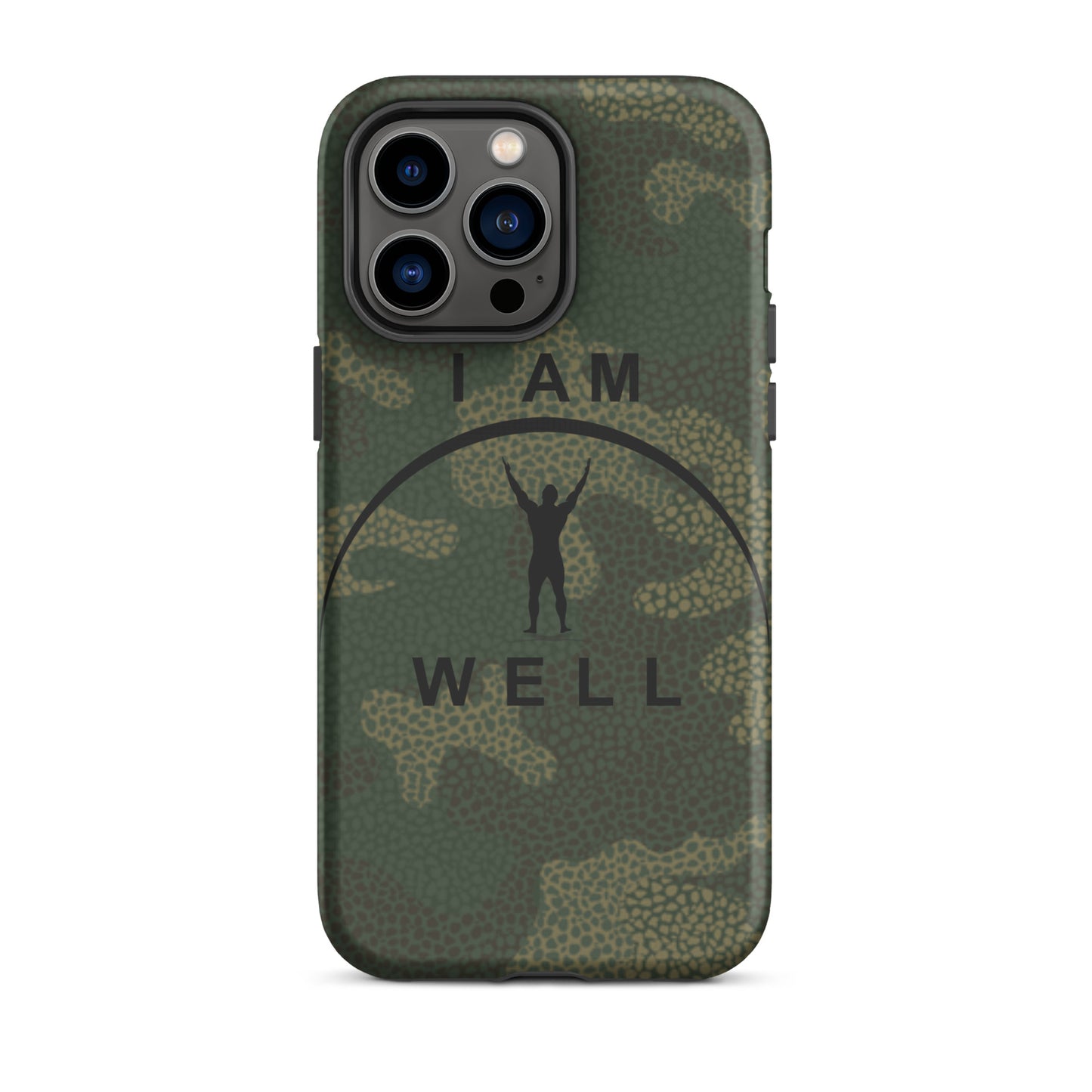 I AM WELL Tough Case for iPhone®  Men's Camo w/ Black Logo