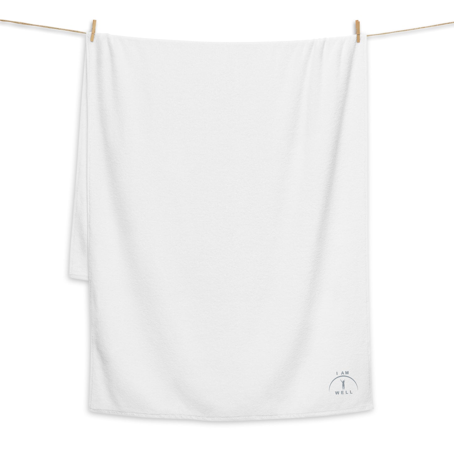 I AM WELL Women's Cotton Towel w/ Grey Logo (various sizes and colors)