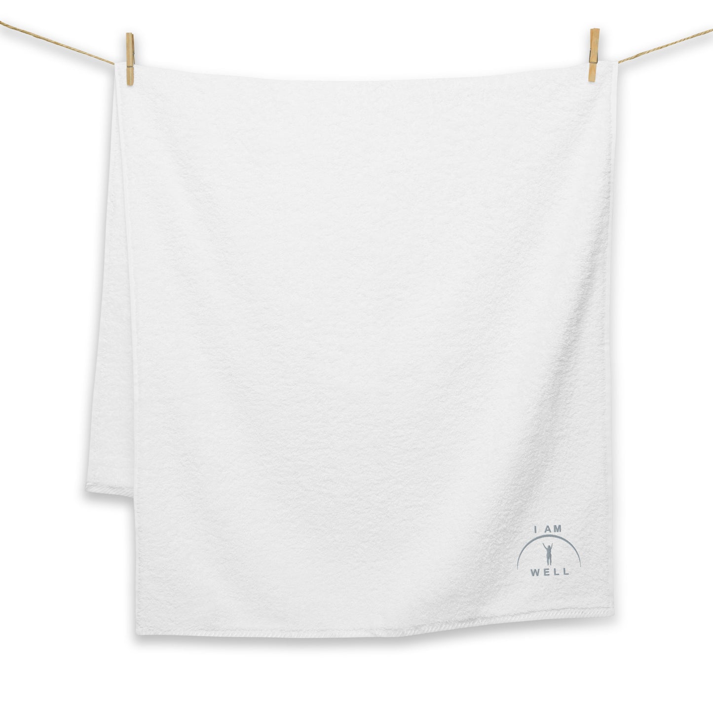 I AM WELL Women's Cotton Towel w/ Grey Logo (various sizes and colors)