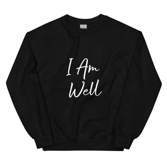 I AM WELL Women's Sweatshirt w/ White Logo (multiple color options)