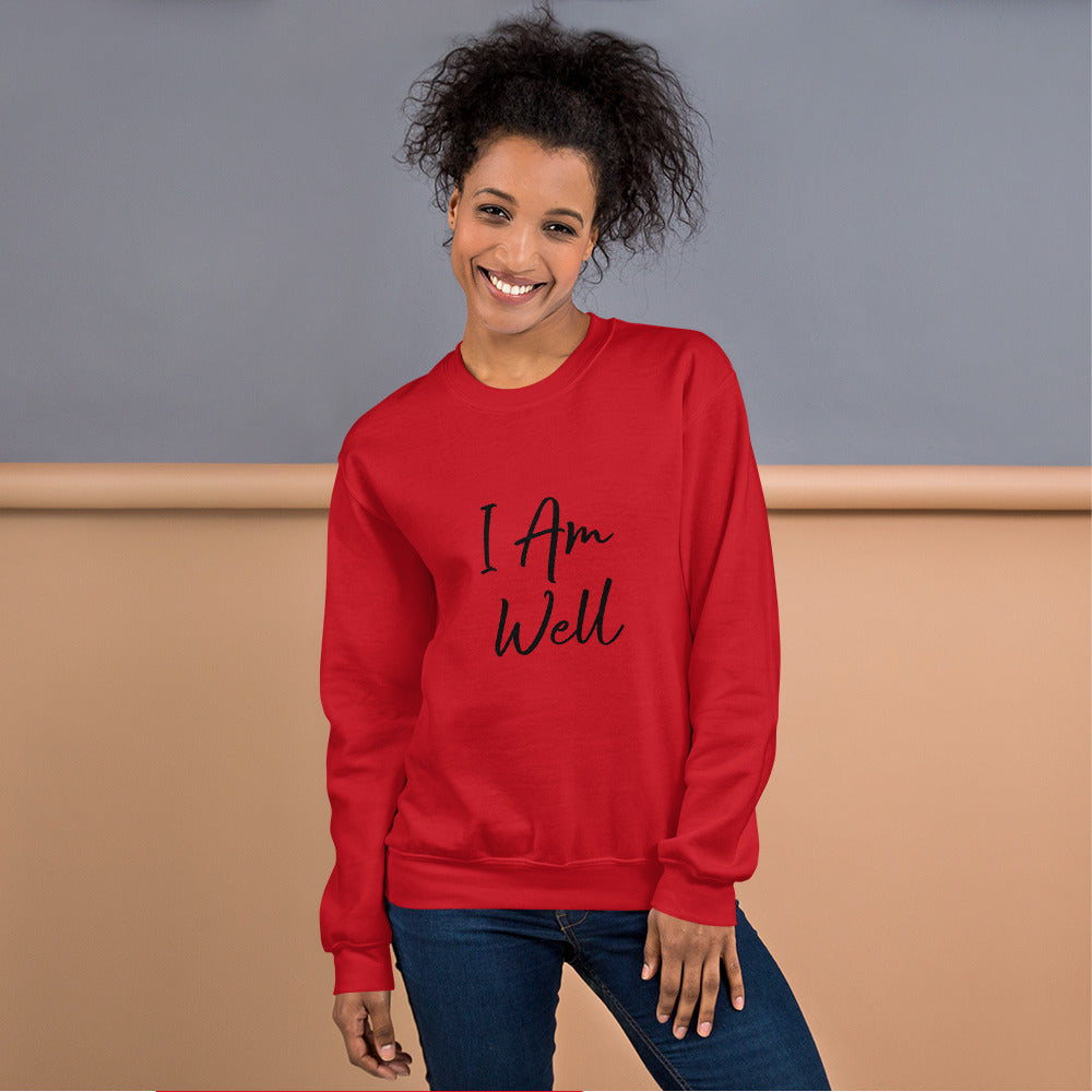 I AM WELL Women's Sweatshirt w/ Black Logo (multiple color options)