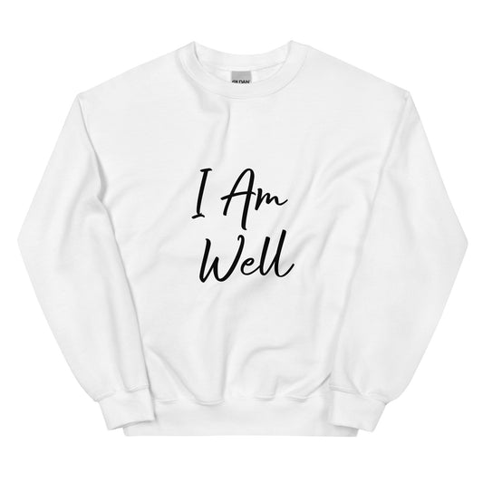 I AM WELL Women's Sweatshirt w/ Black Logo (multiple color options)