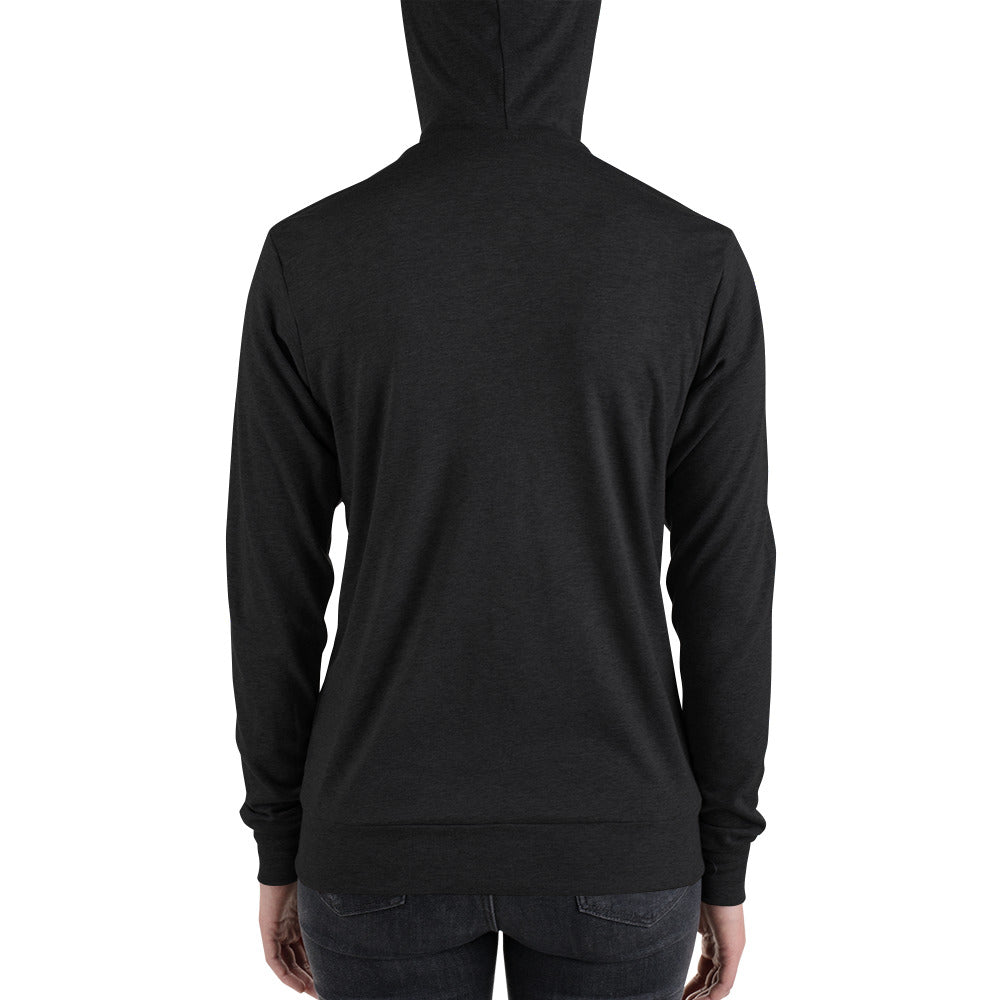 I AM WELL Men's Zip Hoodie - White Logo (multiple color options)