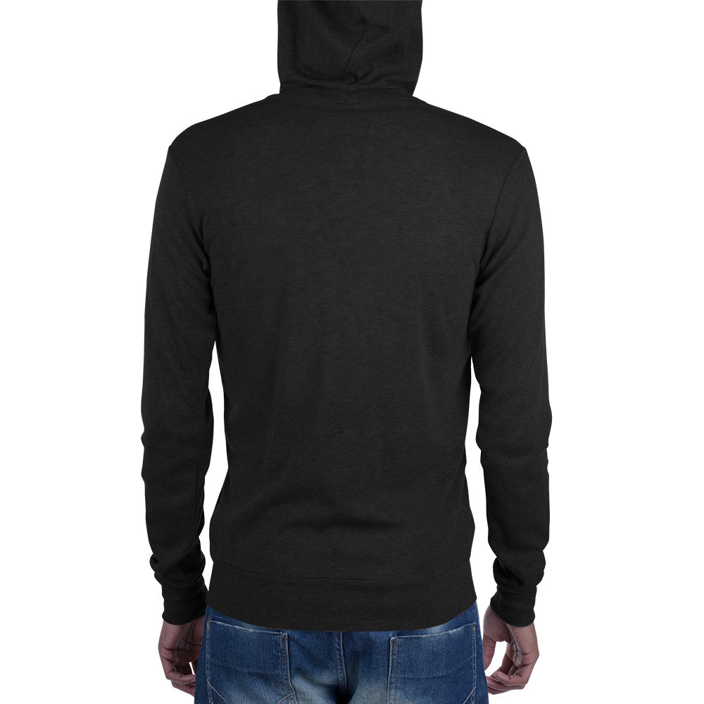 I AM WELL Men's Zip Hoodie - White Logo (multiple color options)