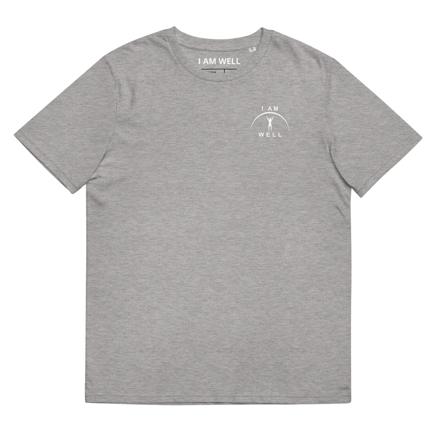 I AM WELL Men's Organic Cotton T-Shirts w/ White Logo (multiple color options)