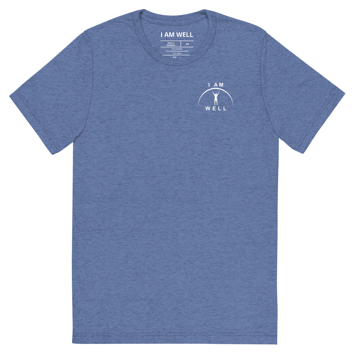 I AM WELL Men's Tri-Blend T-Shirts w/ White Logo (multiple color options)