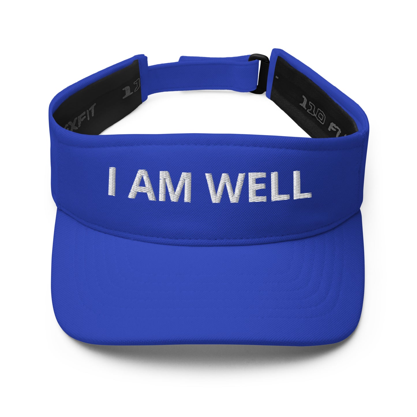 I AM WELL Unisex Visors - White "I AM WELL" Embroidered Letters (multiple color options)