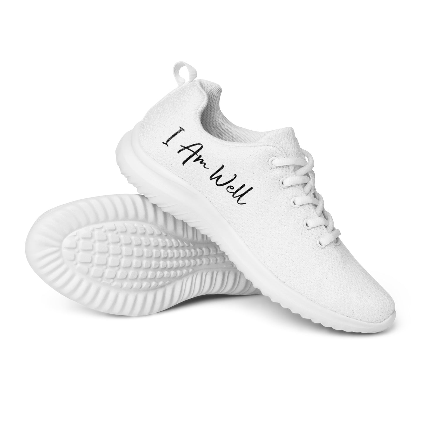 I AM WELL Women’s Athletic Shoes White and Black