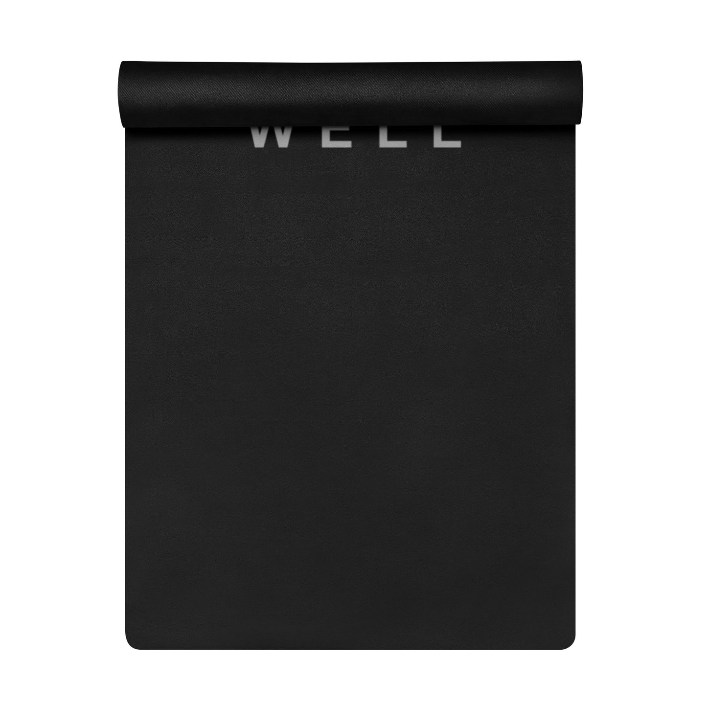 I AM WELL Men's Exercise mat - Black w/ Grey Logo