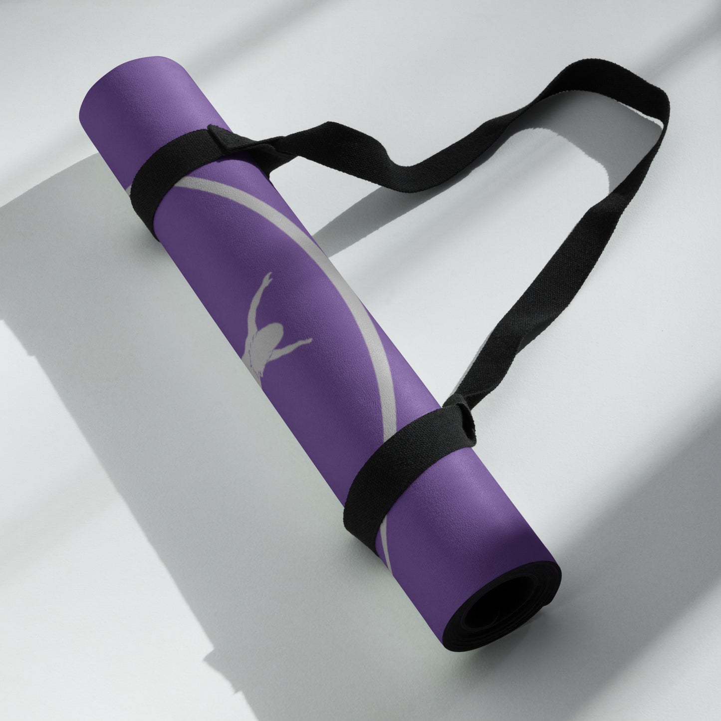 I AM WELL Women's Exercise Mat - Purple w/ Grey Logo