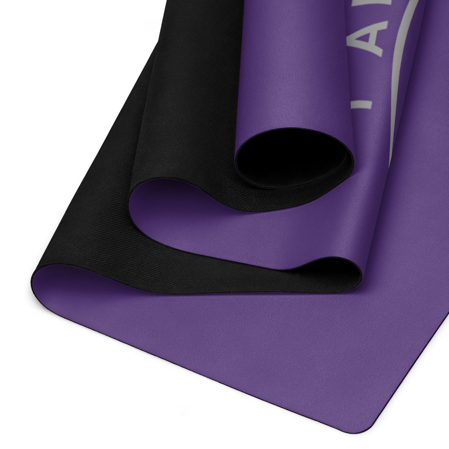 I AM WELL Women's Exercise Mat - Purple w/ Grey Logo