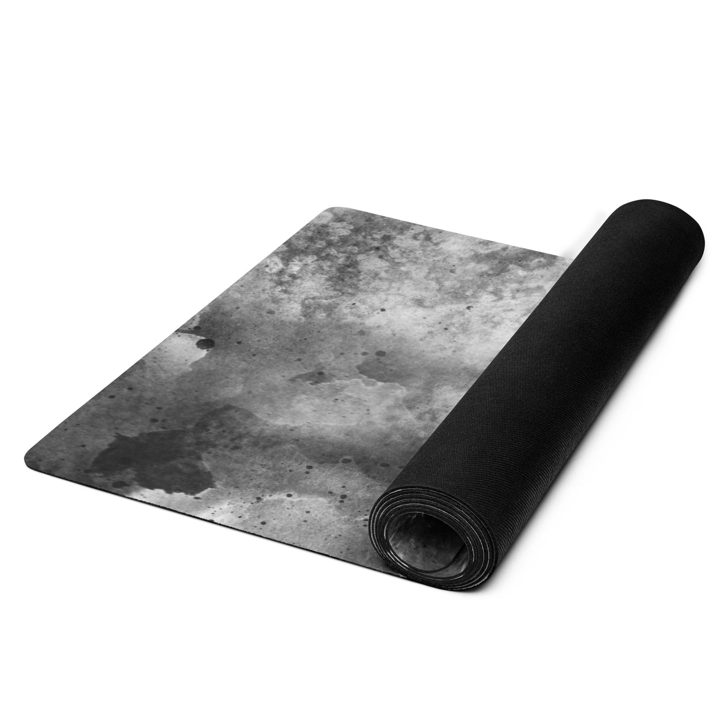 I AM WELL Men's Exercise Mat - Dark Clouds w/ Black Logo