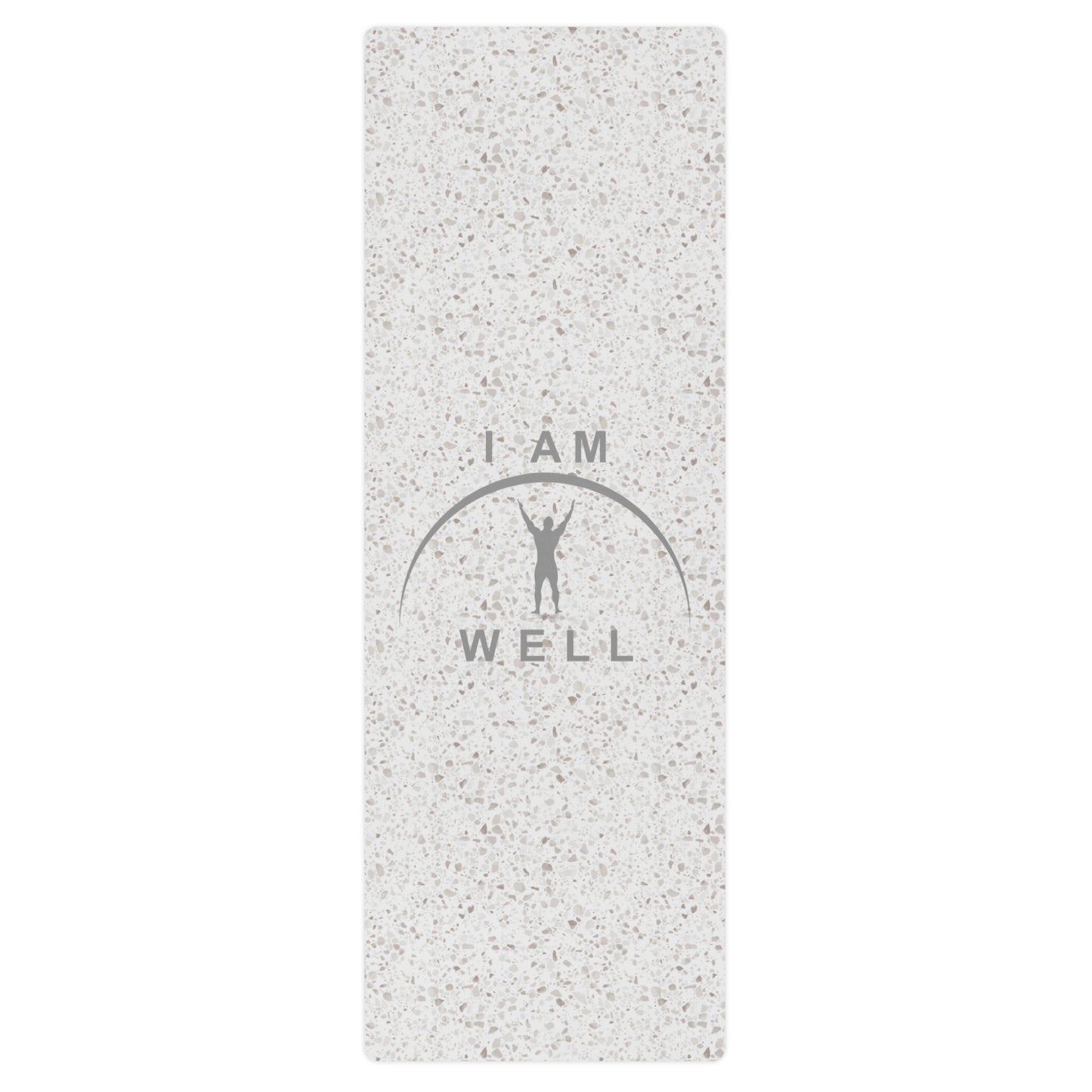 I AM WELL Men's Exercise Mat - Rocks w/ Grey Logo