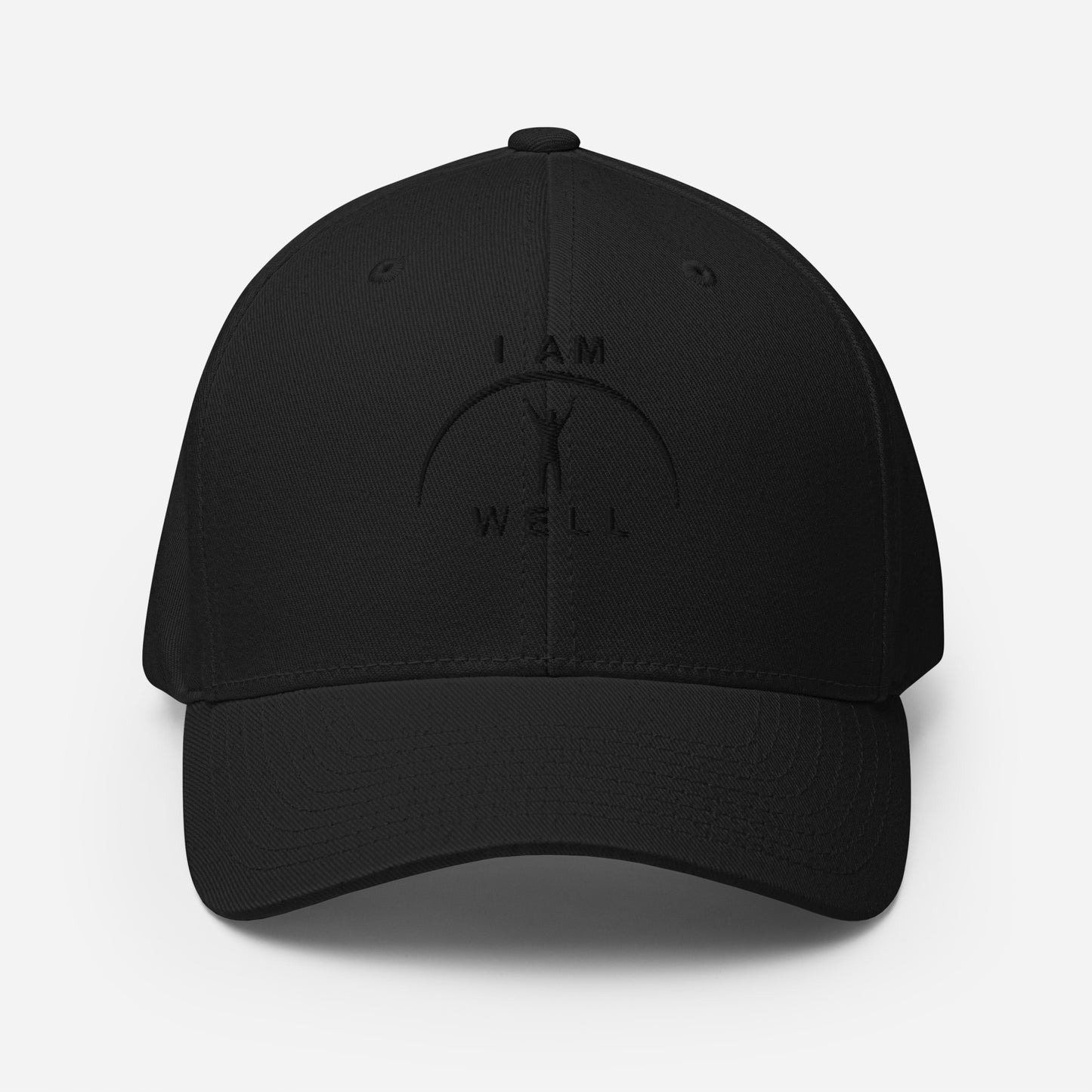 I AM WELL Structured Twill Caps - Black Logo - Male (multiple color options)