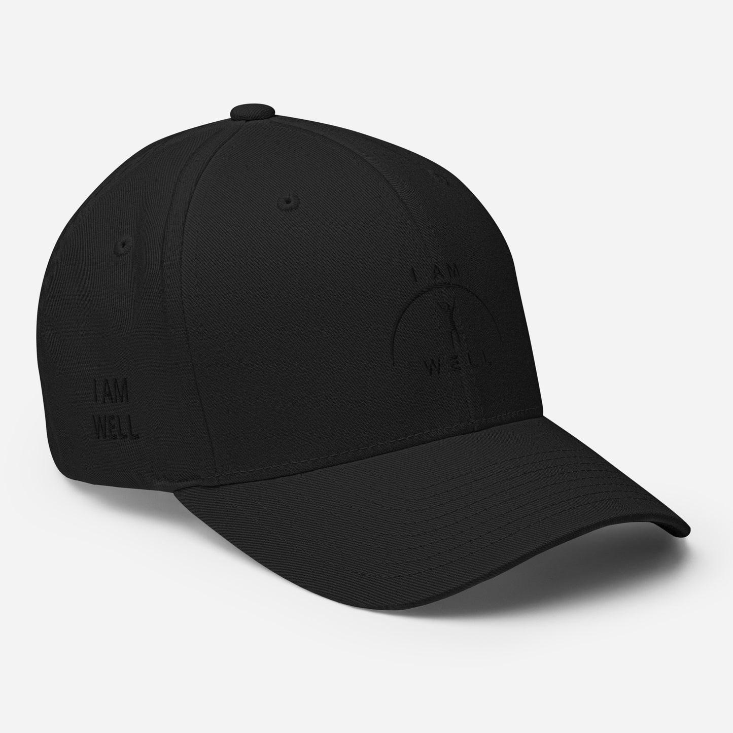 I AM WELL Structured Twill Caps - Black Logo - Male (multiple color options)