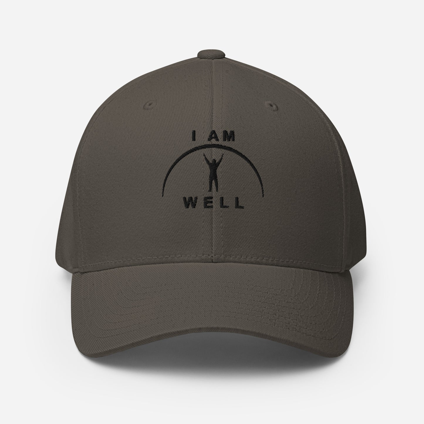 I AM WELL Structured Twill Caps - Black Logo - Male (multiple color options)