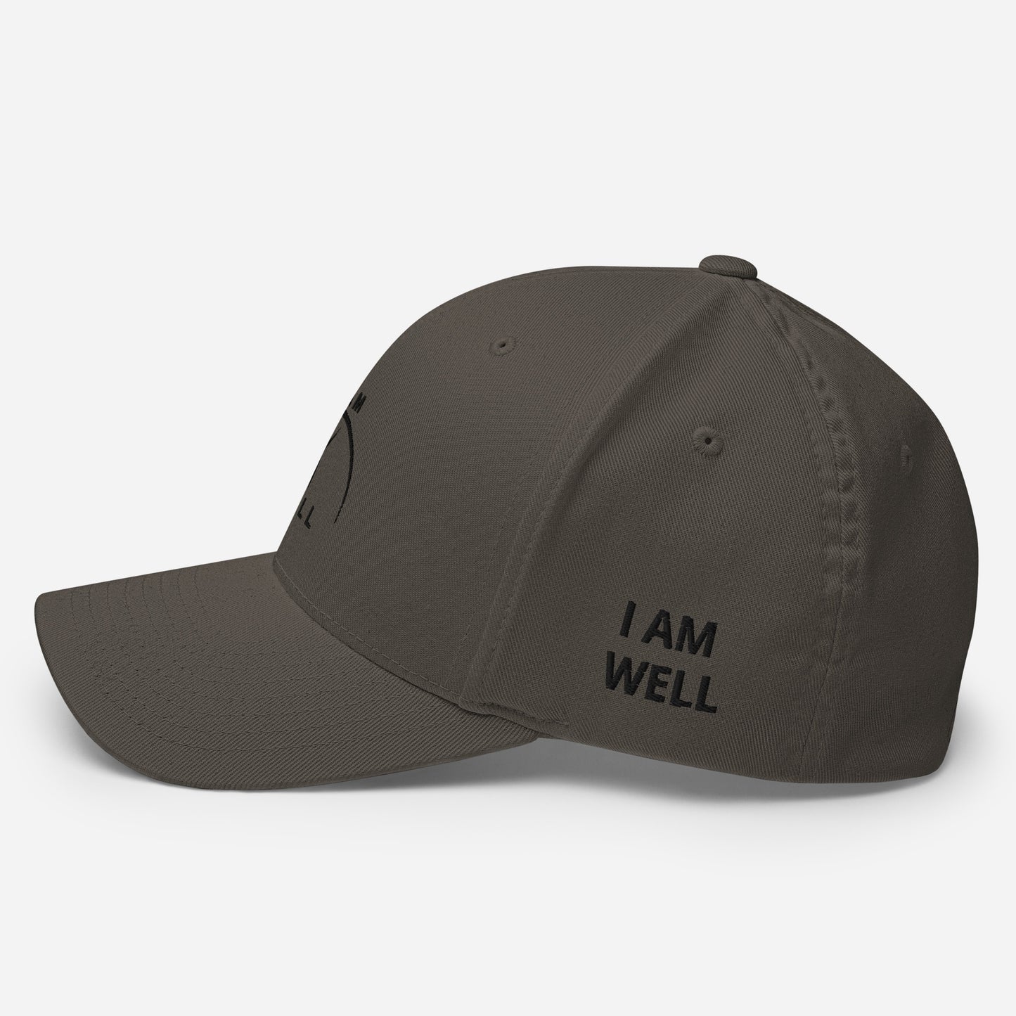 I AM WELL Structured Twill Caps - Black Logo - Male (multiple color options)