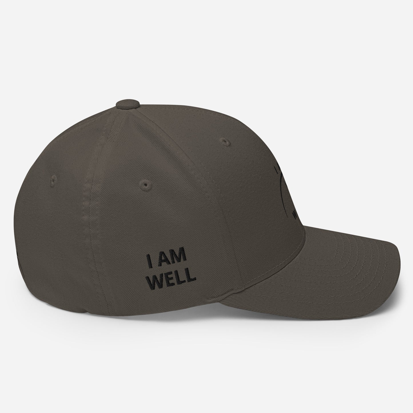 I AM WELL Structured Twill Caps - Black Logo - Male (multiple color options)