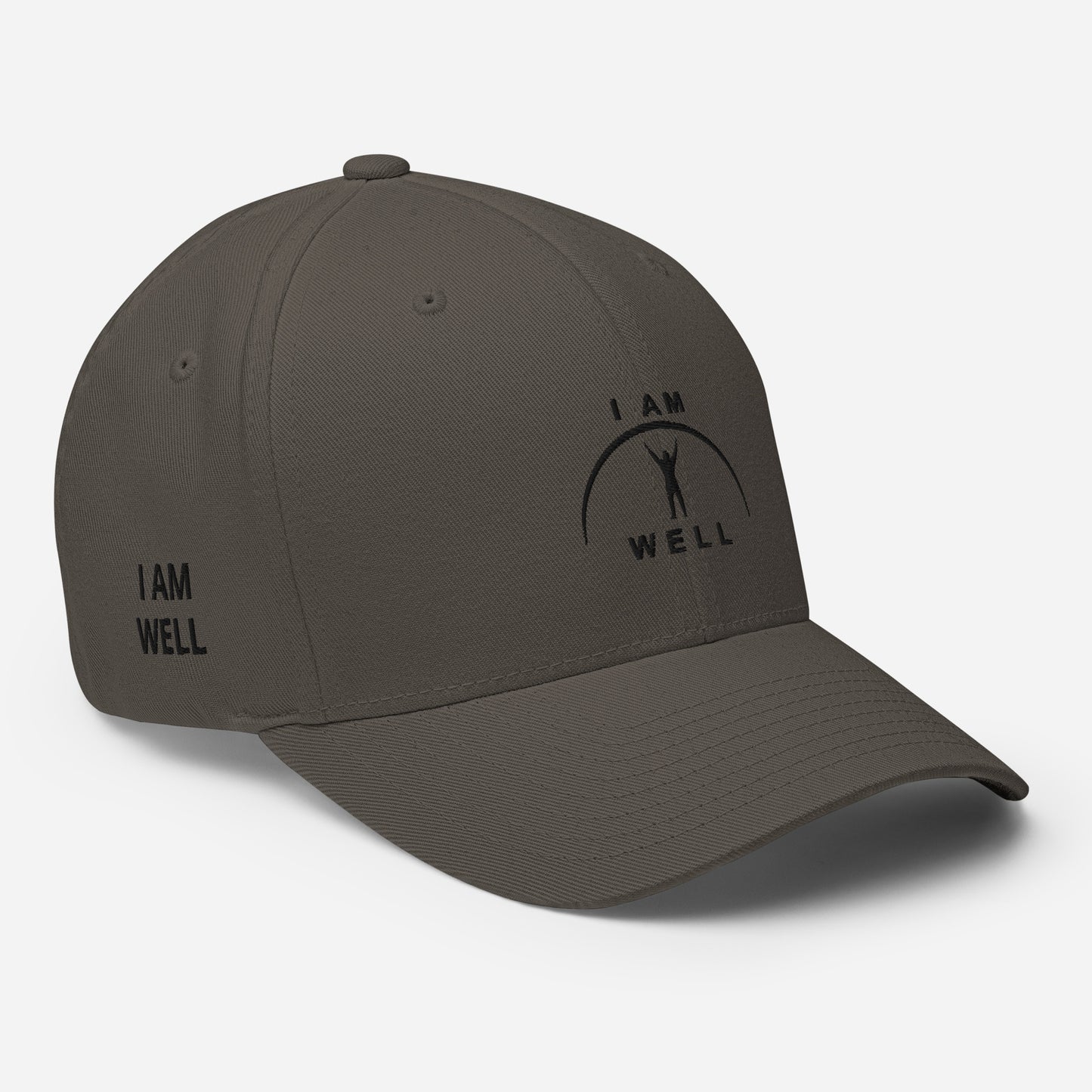 I AM WELL Structured Twill Caps - Black Logo - Male (multiple color options)