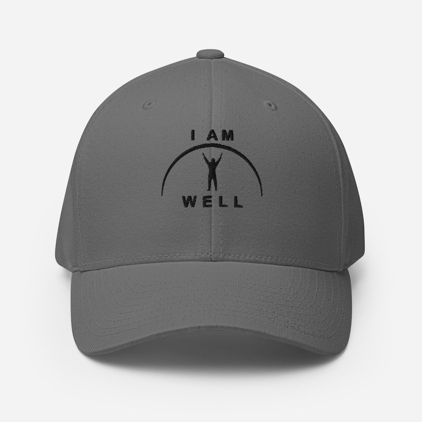 I AM WELL Structured Twill Caps - Black Logo - Male (multiple color options)