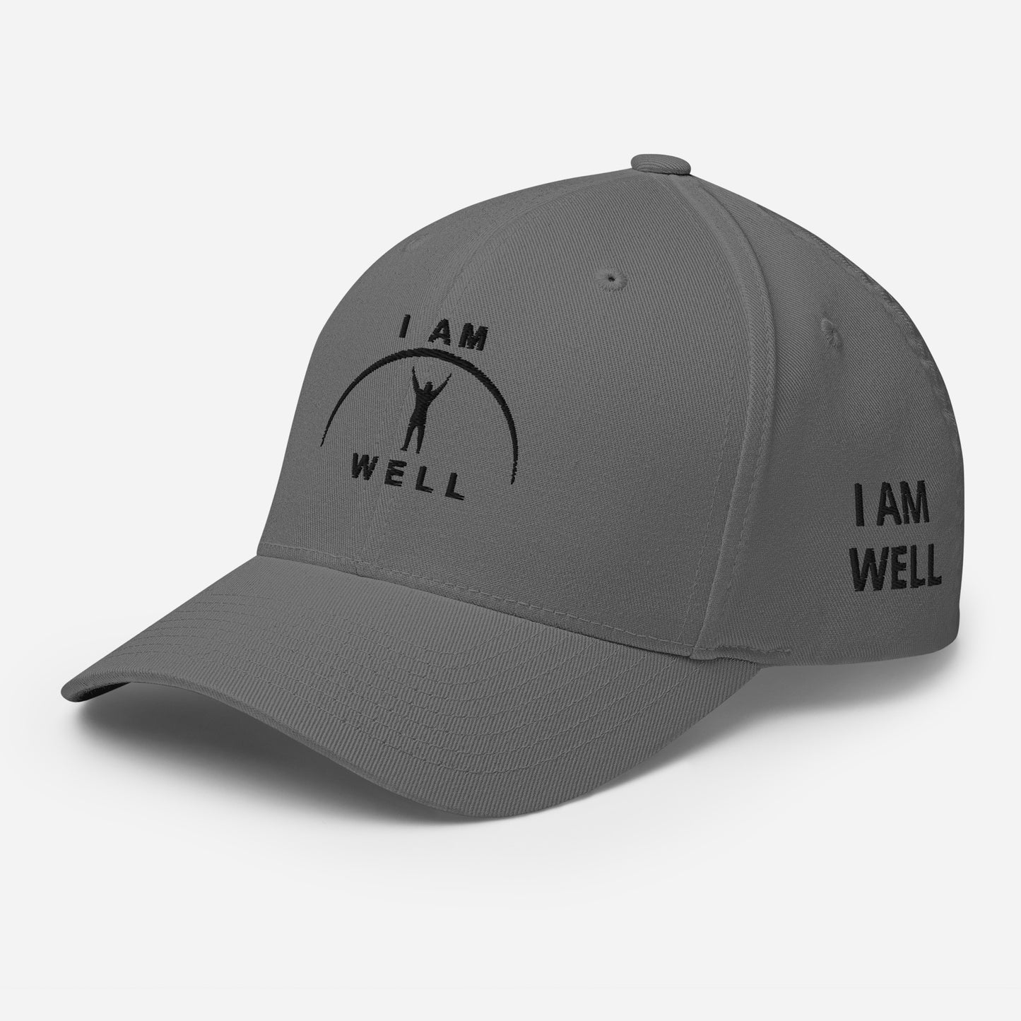 I AM WELL Structured Twill Caps - Black Logo - Male (multiple color options)