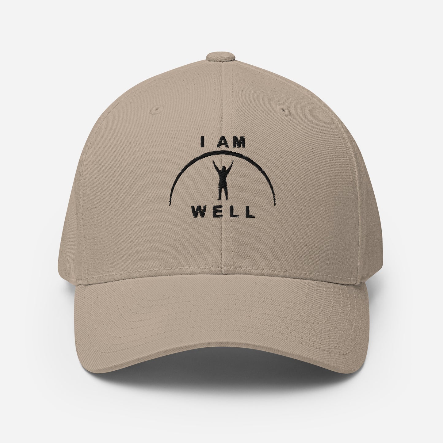 I AM WELL Structured Twill Caps - Black Logo - Male (multiple color options)