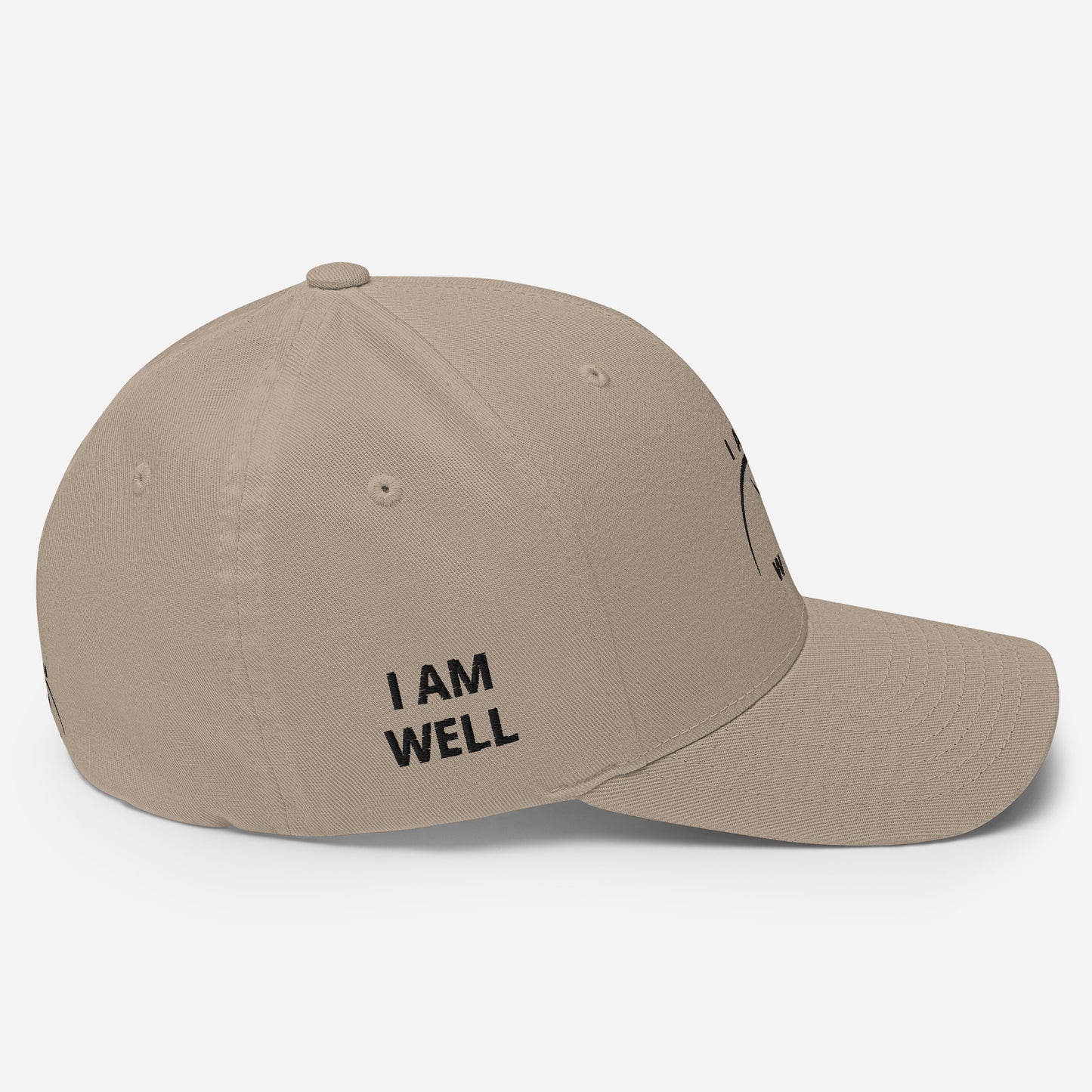 I AM WELL Structured Twill Caps - Black Logo - Male (multiple color options)