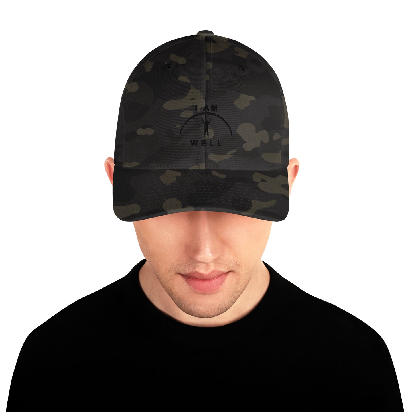 I AM WELL Structured Twill Caps - Black Logo - Male (multiple color options)