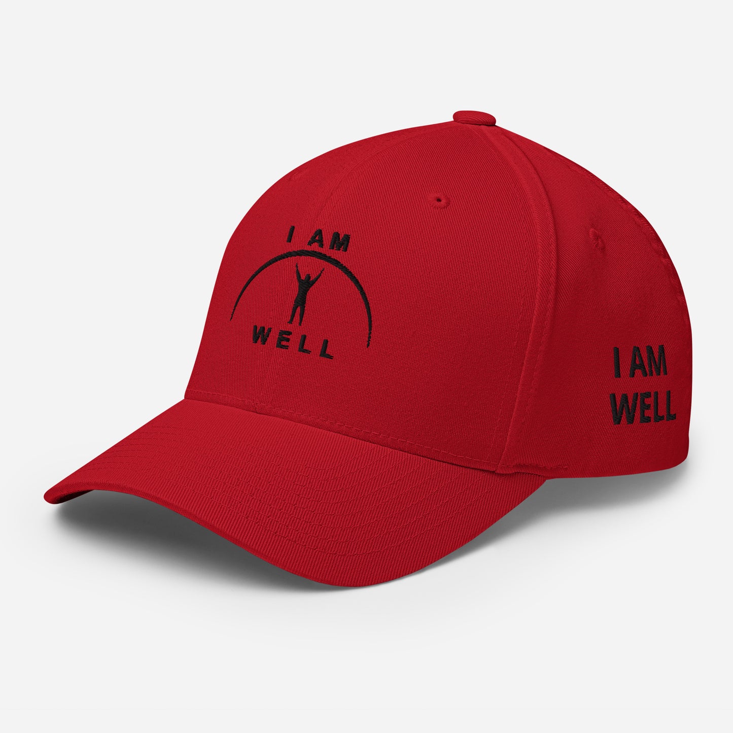 I AM WELL Structured Twill Caps - Black Logo - Male (multiple color options)