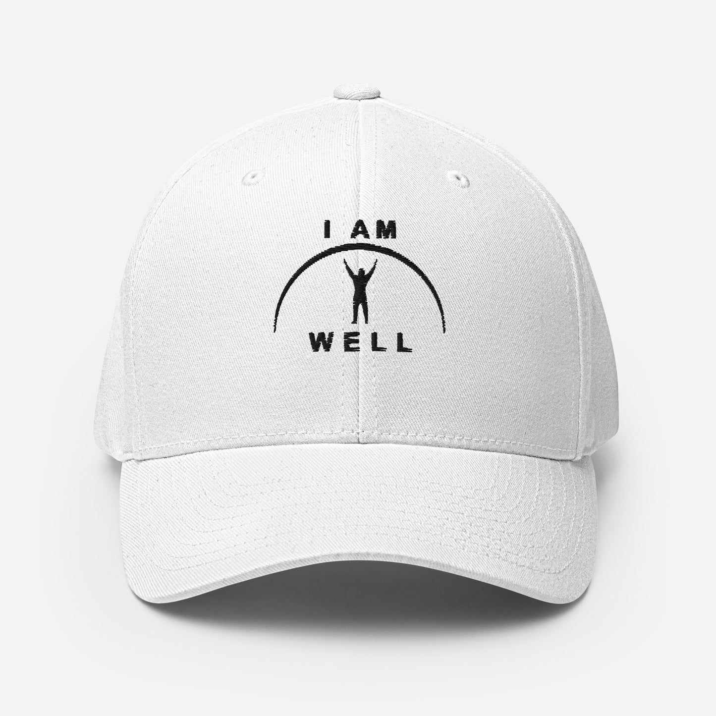 I AM WELL Structured Twill Caps - Black Logo - Male (multiple color options)