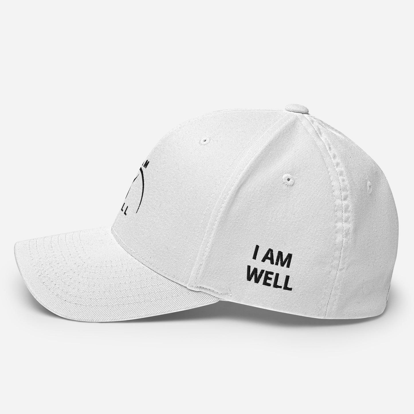 I AM WELL Structured Twill Caps - Black Logo - Male (multiple color options)