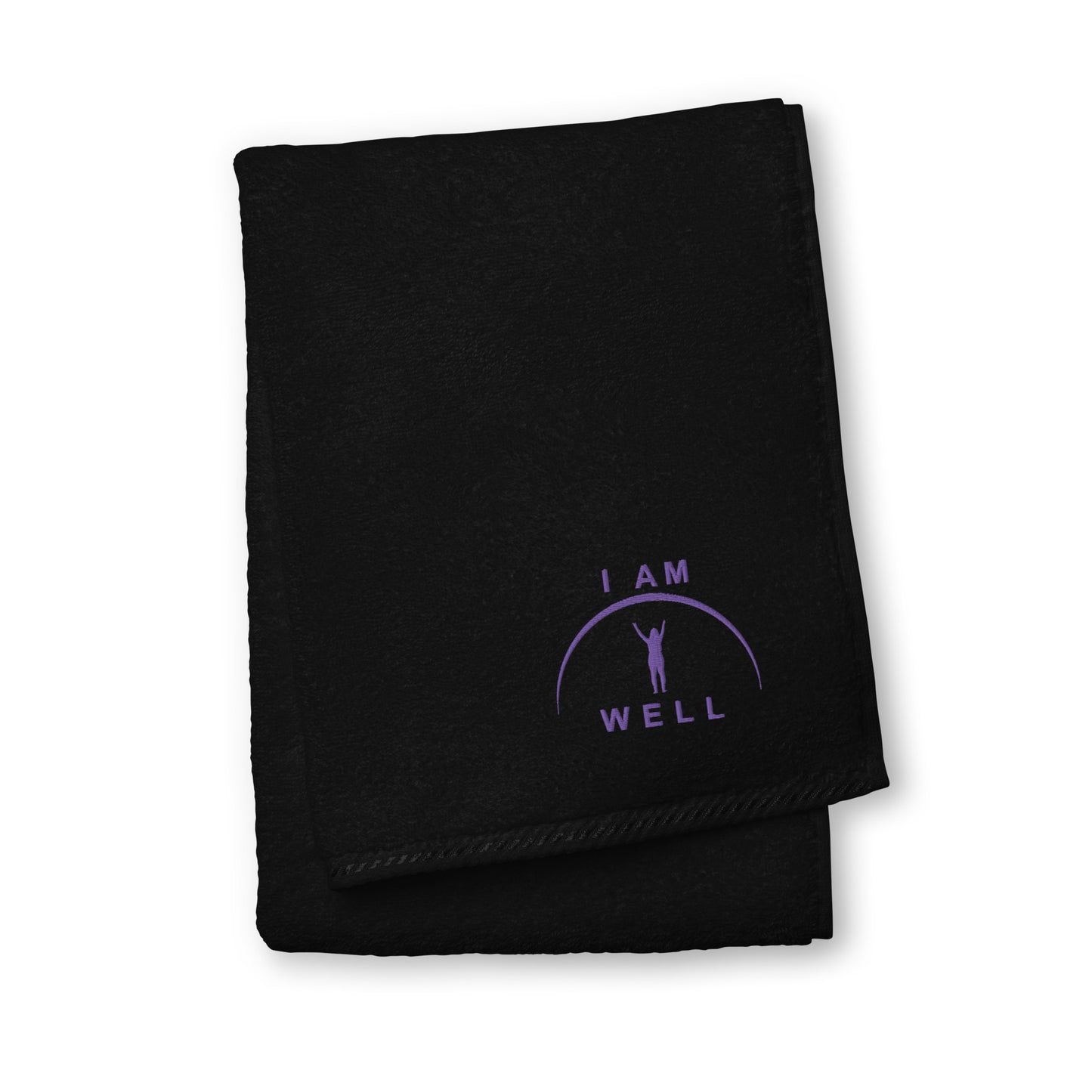 I AM WELL Towels - Purple Logo - Female