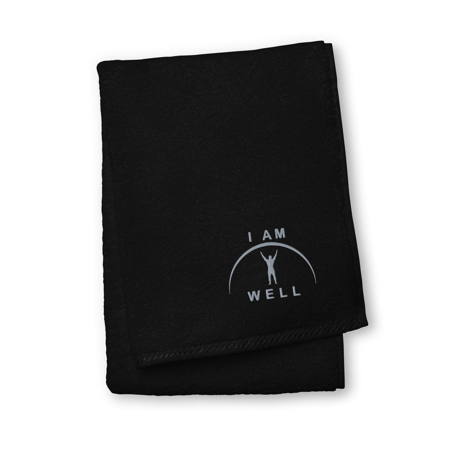 I AM WELL Towels - Grey Logo - Male