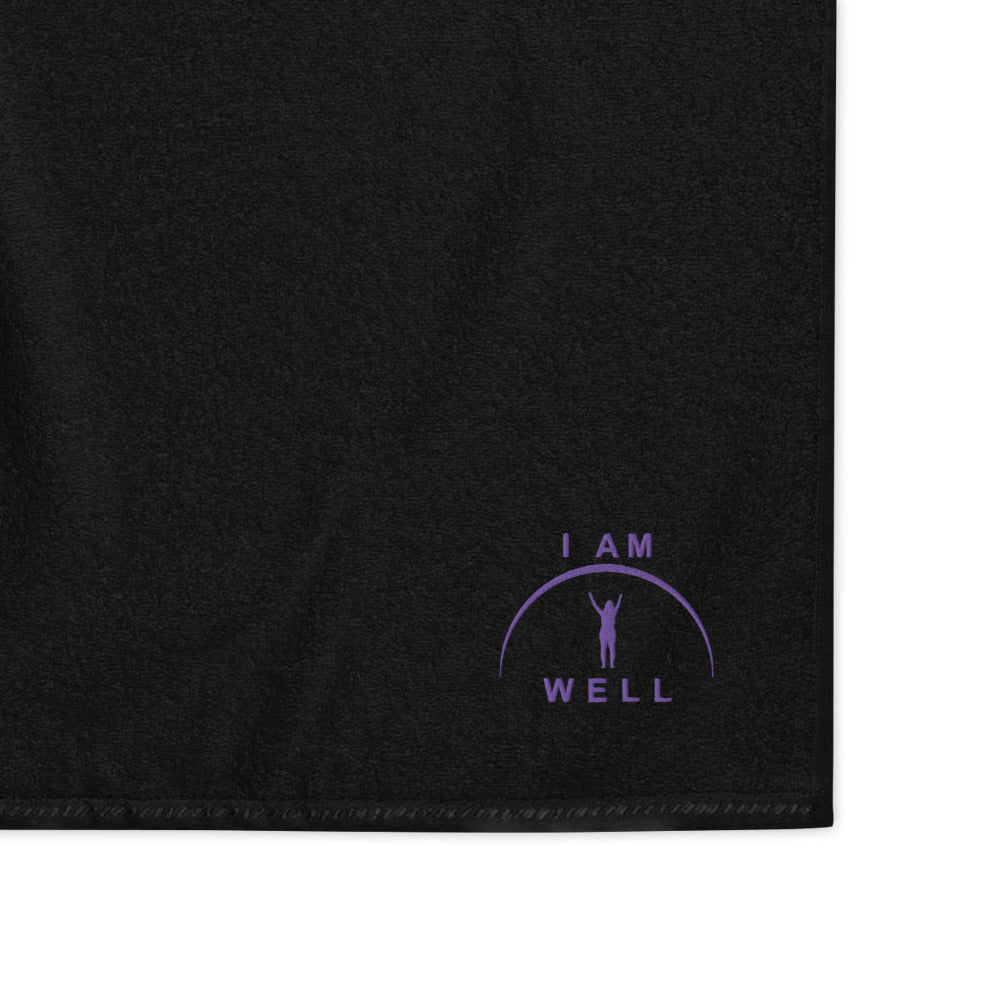 I AM WELL Towels - Purple Logo - Female