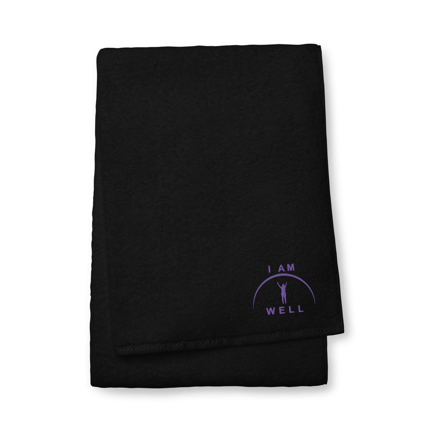 I AM WELL Towels - Purple Logo - Female