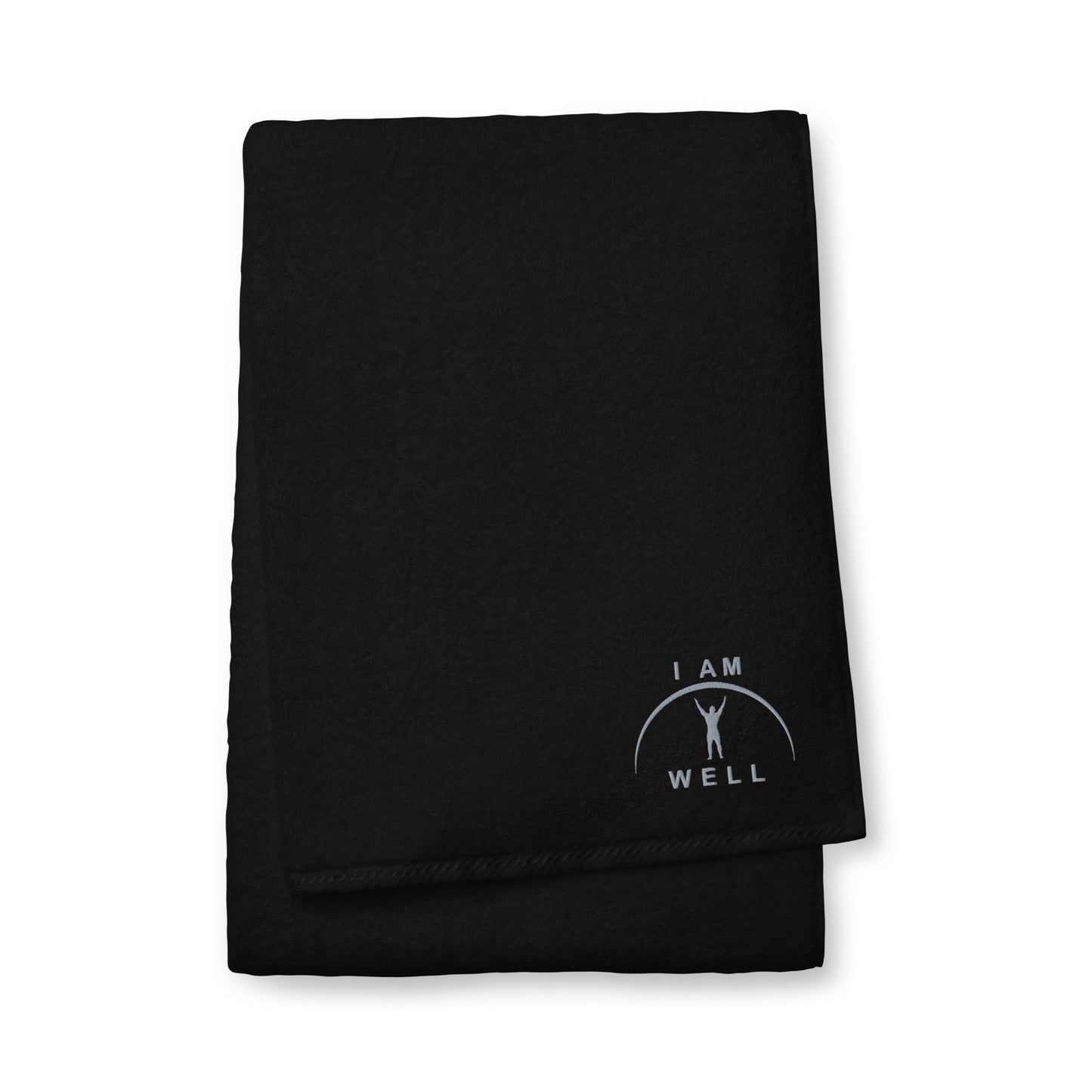 I AM WELL Towels - Grey Logo - Male