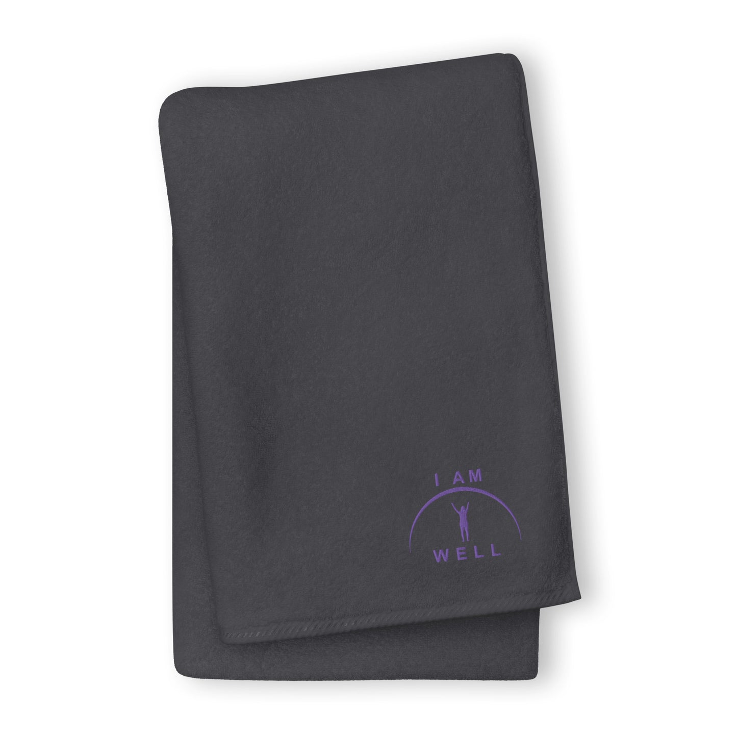 I AM WELL Towels - Purple Logo - Female