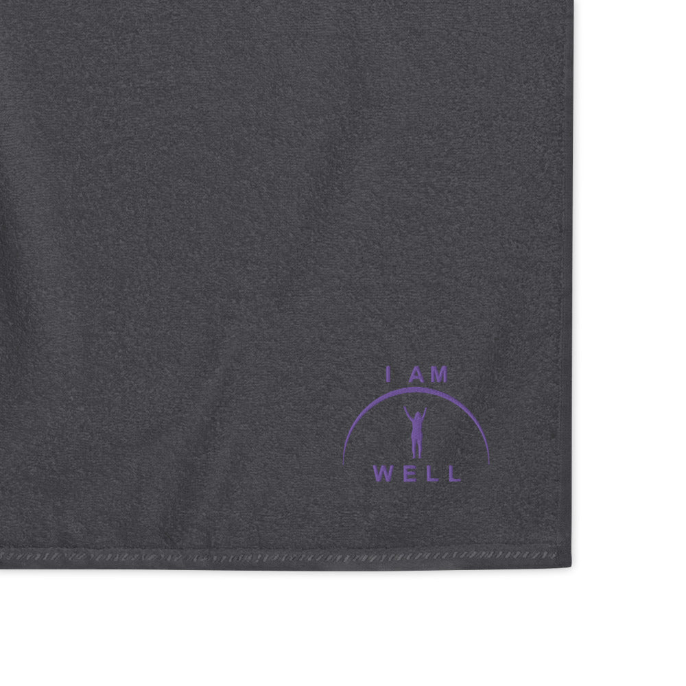 I AM WELL Towels - Purple Logo - Female