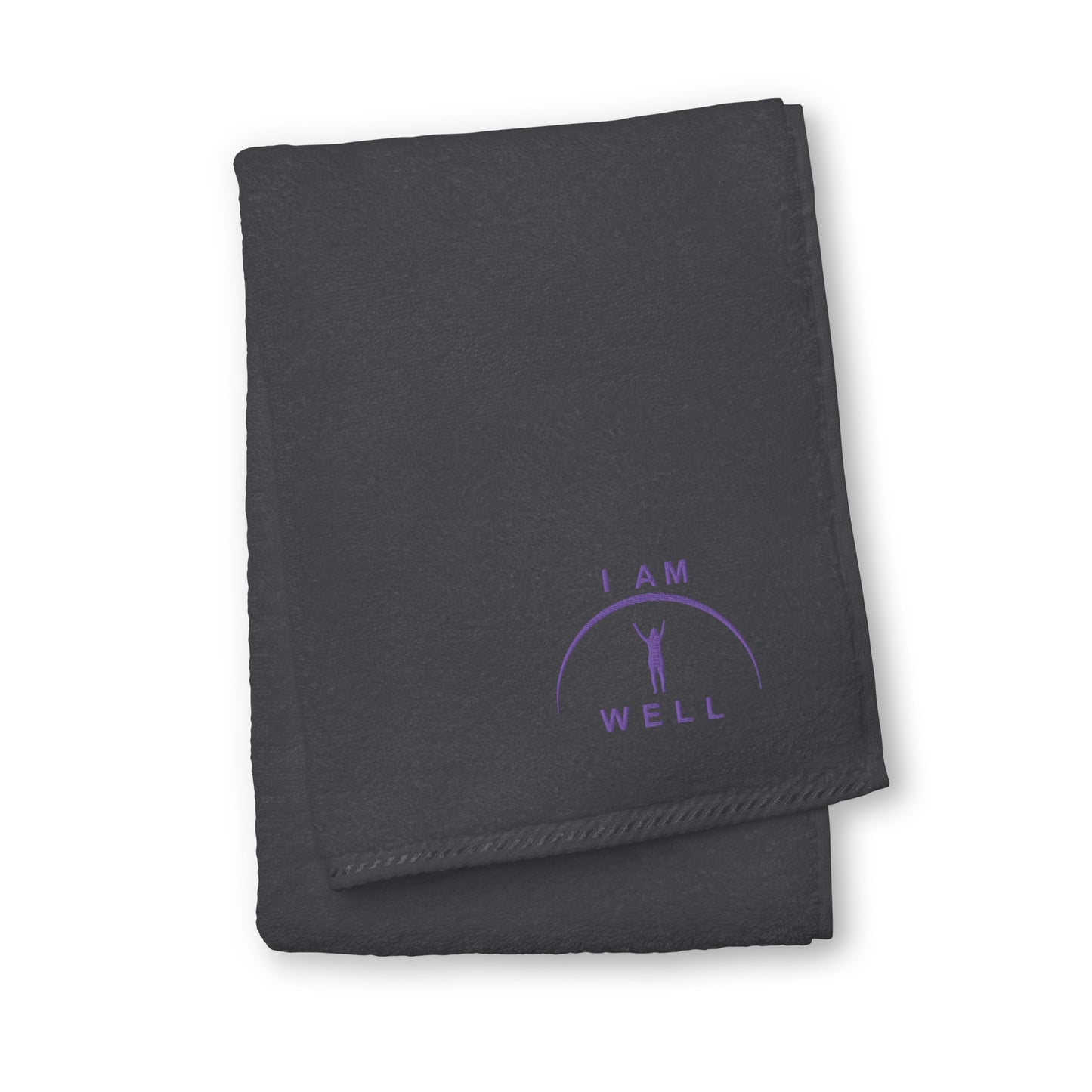 I AM WELL Towels - Purple Logo - Female