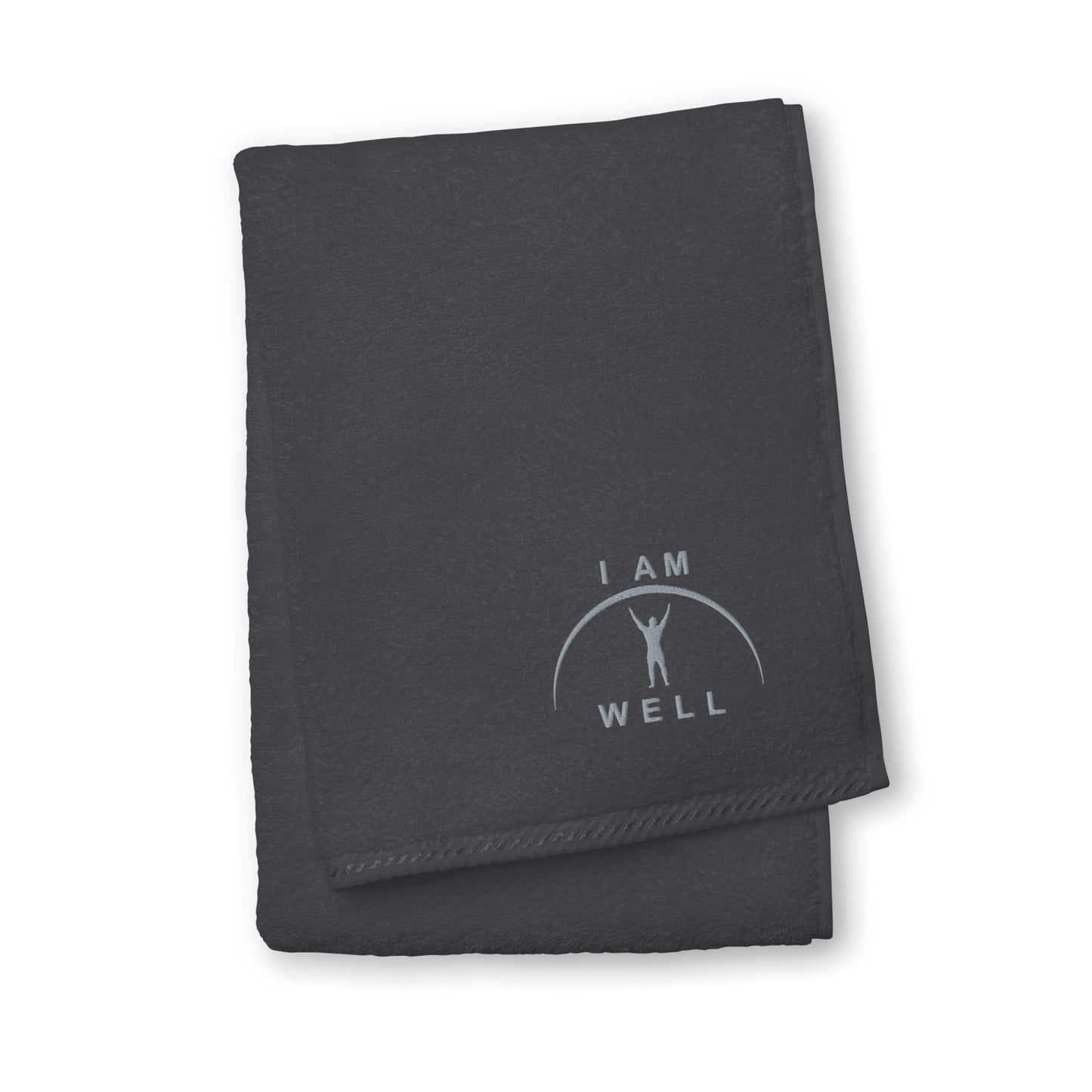 I AM WELL Towels - Grey Logo - Male