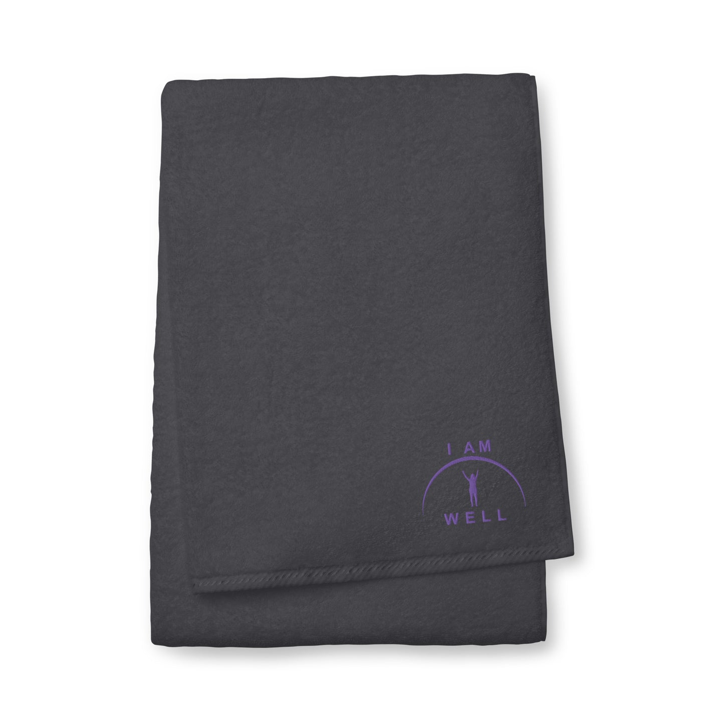 I AM WELL Towels - Purple Logo - Female