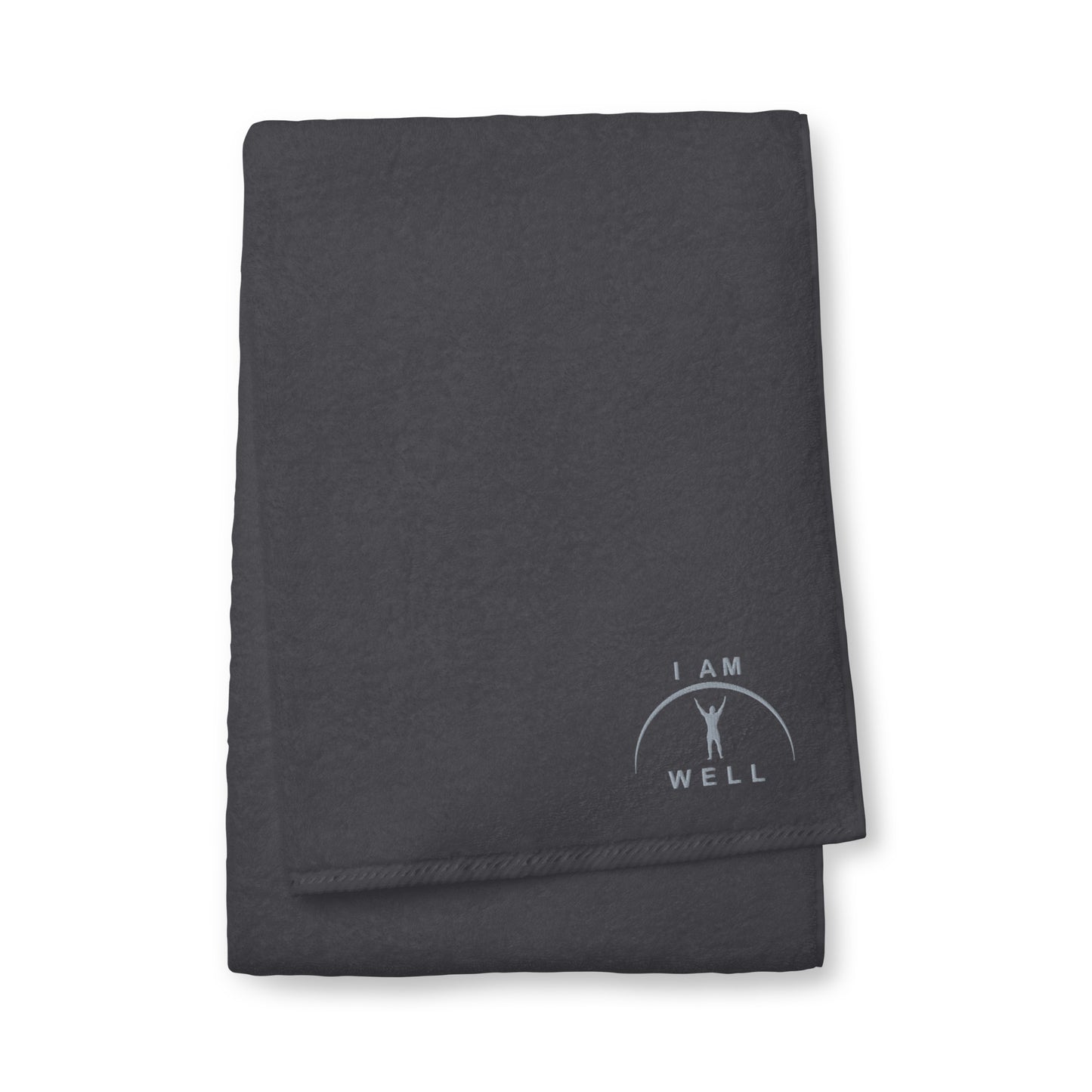 I AM WELL Towels - Grey Logo - Male