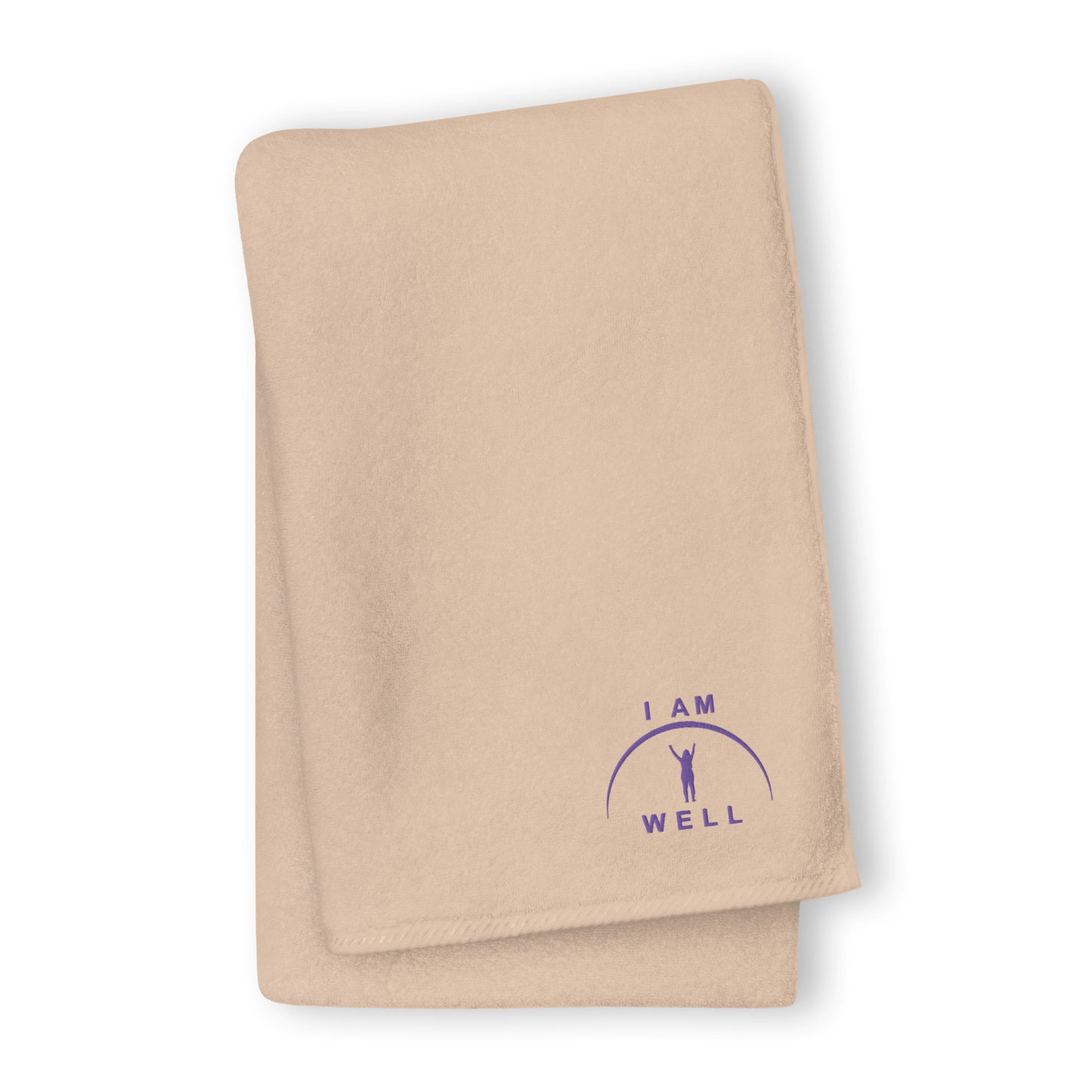 I AM WELL Towels - Purple Logo - Female