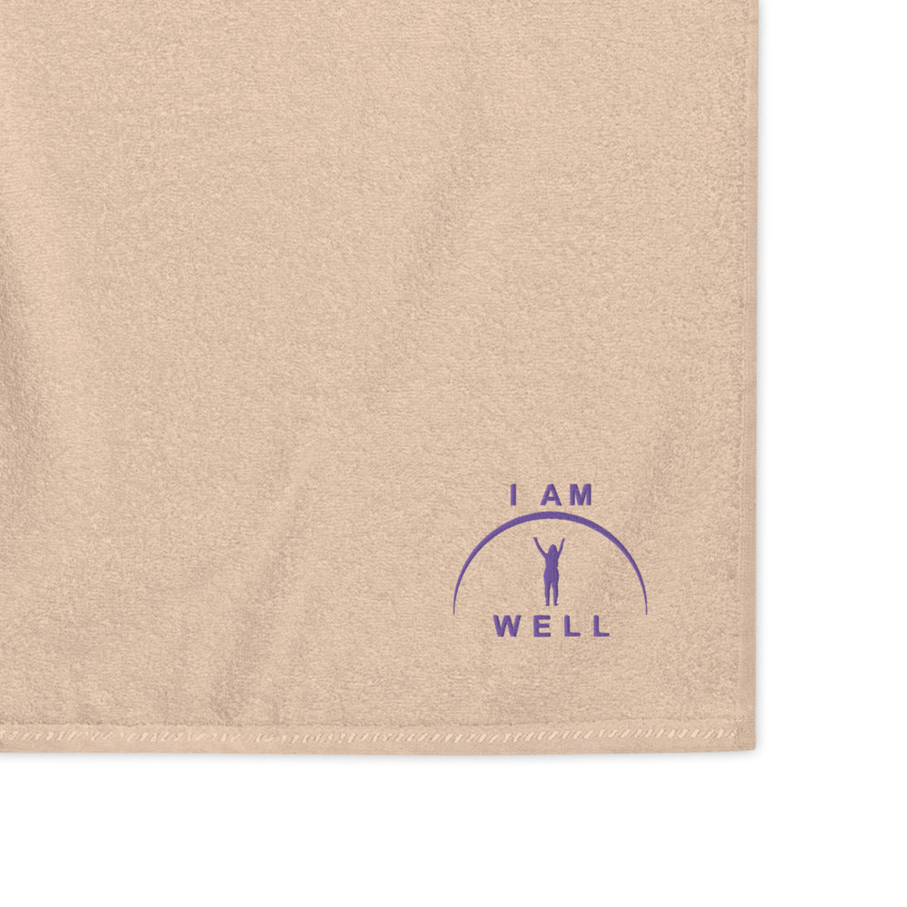 I AM WELL Towels - Purple Logo - Female